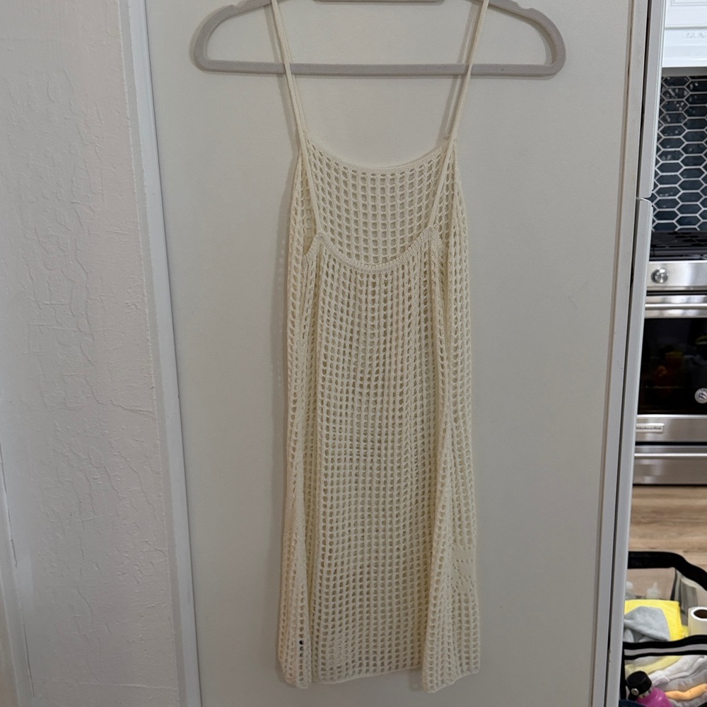 Tiger Mist Ivory Crochet Dress | M - Picture 2 of 7